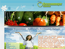 Tablet Screenshot of grussenmeyer-dietetique.com